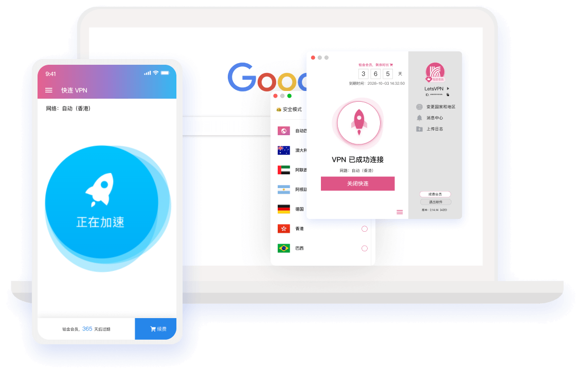 快连官网_安全稳定的网络加速工具 加密隧道示意图